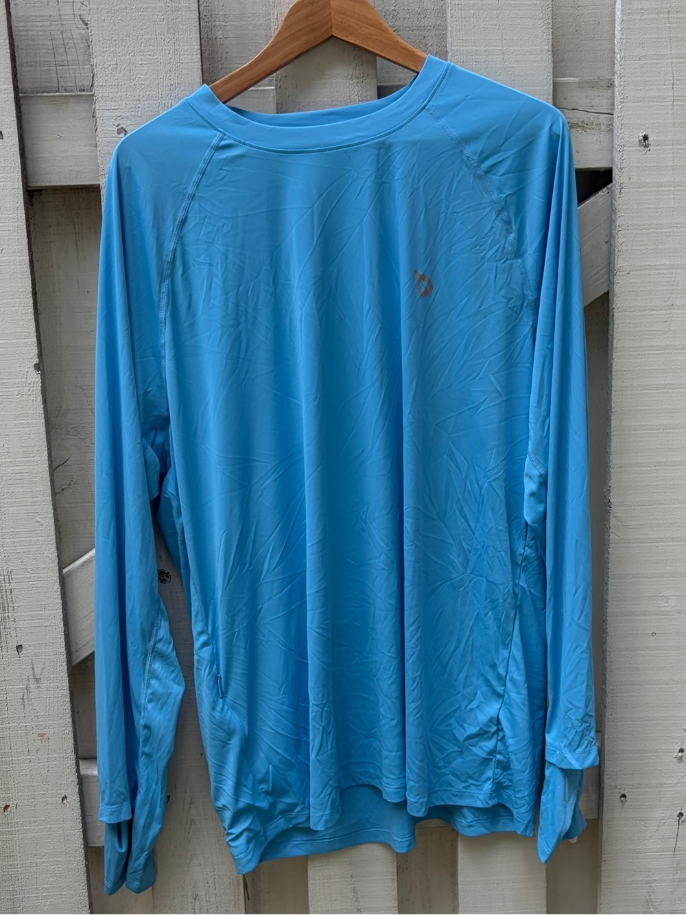 Baleaf Men's UPF 50+ Sun Protection Long Sleeve Shirt - Blue XL VGUC